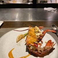 大阪鉄板焼き 神戸牛 TATARA - 活けオマール海老ソテー〜ソース　ジャポネーゼ〜