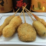 夢や - 串揚げ盛り合わせ