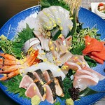 旬彩工房 こやま - 予約時で頼んでた刺し盛り