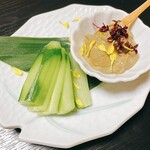 旬彩工房 こやま - カニ味噌きゅうり ¥620