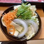 涮涮鍋壽喜燒Dontei 宇都宮鶴田店 - 鍋野菜盛り合わせ