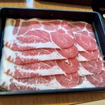 涮涮鍋壽喜燒Dontei 宇都宮鶴田店 - 豚ロース