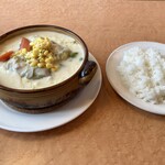 レストラン シラツユ - ロールキャベツホワイトシチューセット