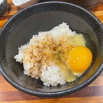 五ノ神水産 - 海老油たまごかけご飯