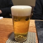 割烹 三長 - エビス生ビール（800円）税込+サービス料（10%）【令和7年2月28日撮影】