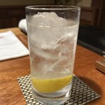 割烹 三長 - レモンサワー（900円）税込+サービス料（10%）【令和7年2月28日撮影】