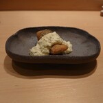 鮓 ふじなが - 鯵フライにタルタルソース