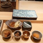 鮓 ふじなが - 呑兵衛4点セットとガリ2種