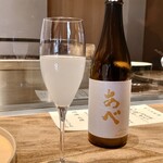 温石 - あべ 純米吟醸一本〆 おりがらみ生酒 タンク2号/新潟県:阿部酒造
