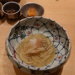鮓 ふじなが - 甘鯛､鹿児島/筍 上湯スープの餡掛け
