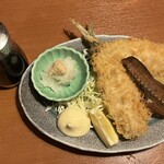 魚 枡 - アジフライ