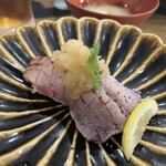 二代目野口鮮魚店 - 中トロ炙り寿司