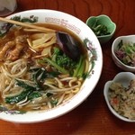 ふるさと食堂 - 味噌野菜ラーメン（650円）