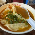 東京餃子楼 - 辛味噌スープの水餃子