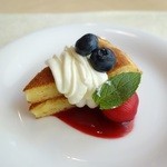 ムッシュ - ランチのデザート パンケーキ