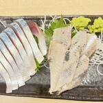 ○屋 - 大分関サバと北海道マイワシ