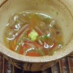 竹屋町 三多 - 「新じゅん菜とトマト」〜トマト酢で〜