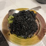 ひとし 本店 - イカ墨チャーハンハーフ