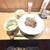 食工房 セルクル - 料理写真:サーロインステーキ丼、サラダ、スープ、お新香