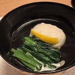 青華こばやし - 白子のお吸い物