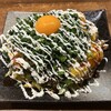 鉄板焼き 富や - お好み焼き　富やスペシャル(いか・海老・山芋・卵・ねぎ入り)　1800円