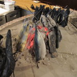 原始焼・二代目・魚々子 - 備長炭で炙り焼！