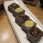 原始焼・二代目・魚々子 - 炙り蒟蒻田楽