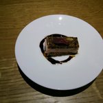シュヴァル・ドゥ・ヒョータン - アミューズ・フォアグラのドライ無花果サンド