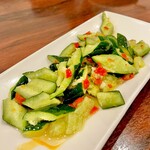 湖南人家 - 20250225辛味きゅうりの和え物