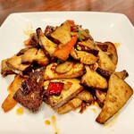 湖南人家 - 20250225干し豆腐と豚肉炒め1,628円（サービス）