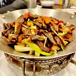 湖南人家 - 20250225野山菌とラーロウ湖南風鍋1,980円