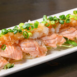 なんぶ酒場 - 炙りサーモンおろしポン酢