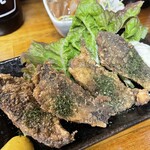 わいわい - 鯵の竜田揚げは磯辺揚げライク