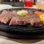 ドスビーバー - ステーキの焼き加減。
