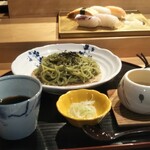 寿し芳 - 多満麺セット。