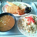 Aichiken Chou Honchousha Shokudou - 日替わりランチ６５０円白飯売り切れでチャーハン