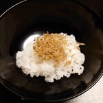 柏屋 大阪千里山 - 御飯(ちりめん山椒：おかわり分)