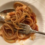 forare - 長芋とトマトスパゲッティ