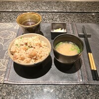 神楽坂 鉄板焼 向日葵 - ガリチャ大盛りで