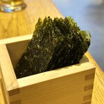 ＃ヒロキヤ恵比寿 - 韓国海苔　ユッケと一緒に♪