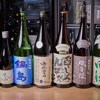20種類以上と豊富な日本酒や、SORACHI生ビールをご用意