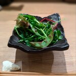 潮騒料理 亢 - 有機野菜のサラダ