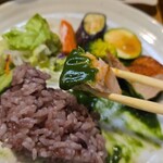 キッチン ブルー グローブ - ソースを添えて