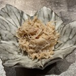 鮨 天寿 - 毛蟹剥き身