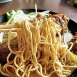 麺屋　たか - 細ストレート麺をバリカタで注文！旨いです。