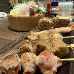 九州酒場きんぼし - 博多野菜巻き串 1,980円。