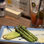 九州酒場きんぼし - 白子ポン酢 880円。