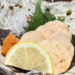 九州酒場きんぼし - あん肝ポン酢 780円。