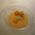 タニーチャ - デザート：メロンのソースのパンナコッタ（2014.7）