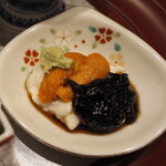 割烹さいお - 生湯葉＆生雲丹＆海苔佃煮